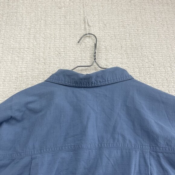 Sierra Designs Mens Outdoor Hiking Tech Short Sleeve Button Down Shirt Size XXL - Picture 11 of 14